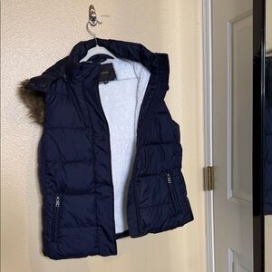 Banana Republic Navy Vest with White Lining